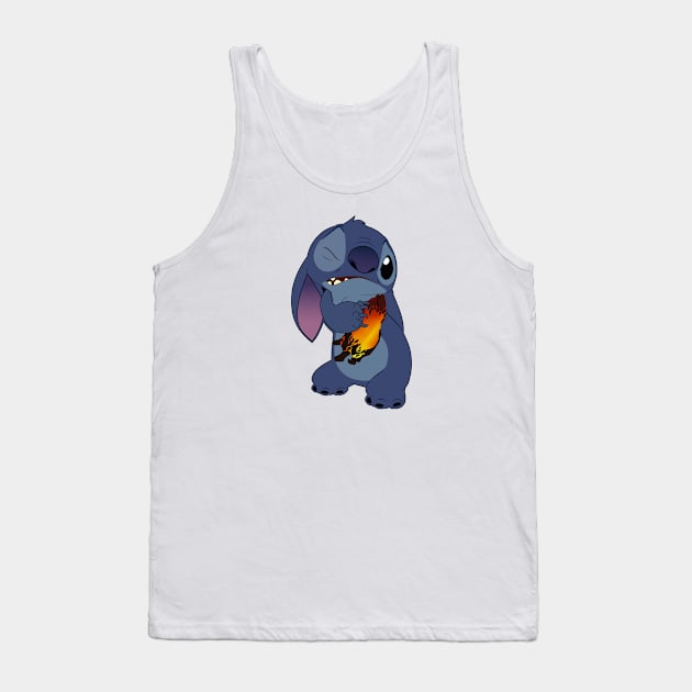 The power of Stitch Tank Top by Rohman1610